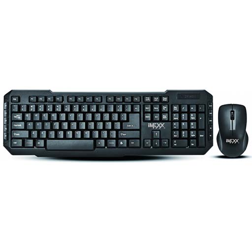 Combo Wireless Multimedia Keyboard & Mouse (Imexx) PC Clinic Ltd