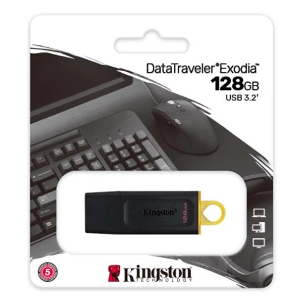 128GB Kingston DataTraveler Exodia Flash Drive