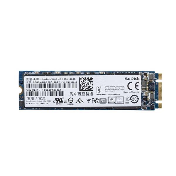 128GB SanDisk X400 SATA SSD M.2 2280 (Open Box) PC Clinic Ltd