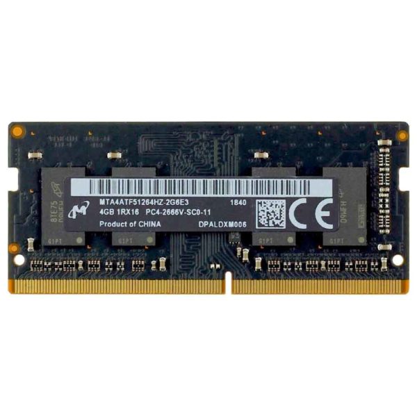 4GB Micron DDR4 Laptop RAM (2666)