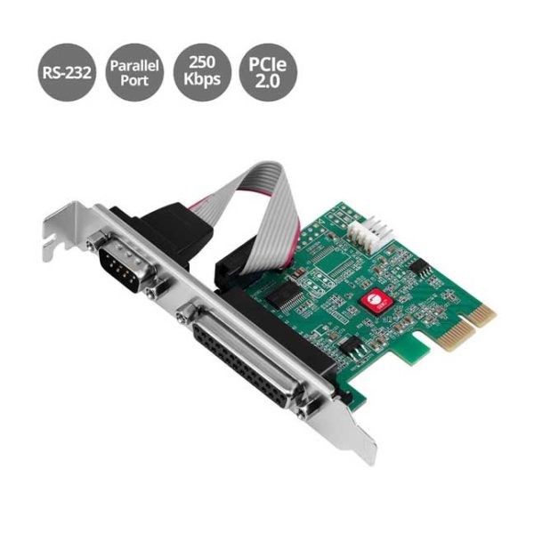 SIIG DP Cyber Serial/Parallel PCIe Card