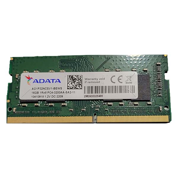 16GB ADATA DDR4 3200 PC4 1Rx8 SODIMM