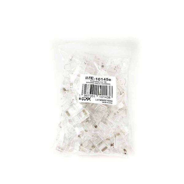 RJ-45 CAT5E Modular Plug, Bag (Imexx)