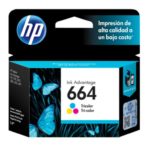 HP 664 Tri-Colour Ink Cartridge (F6V28AB)