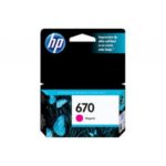 HP 670 Magenta Ink Cartridge (CZ115AL)