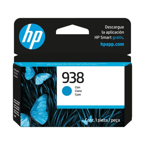 HP 938 Cyan Ink Cartridge (4S6X5PL)