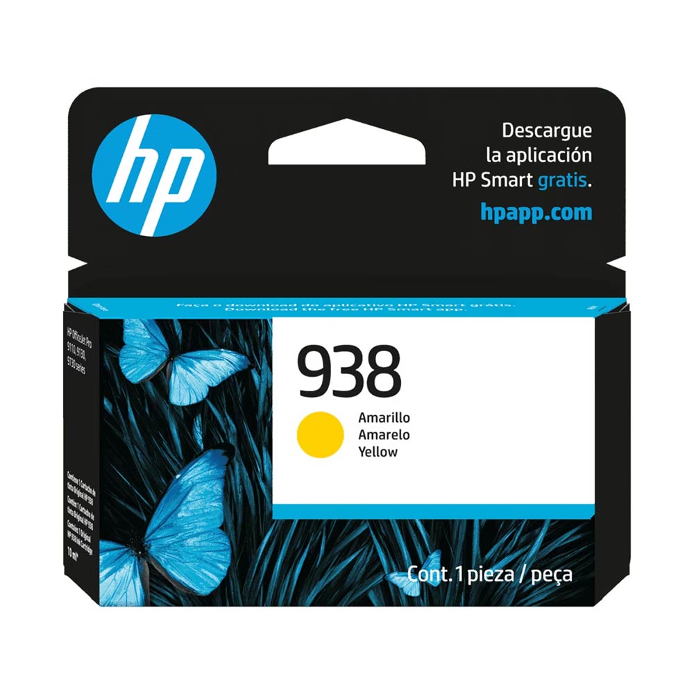 hp-938-4s6x7pl HP 938 Yellow Ink Cartridge (4S6X7PL)