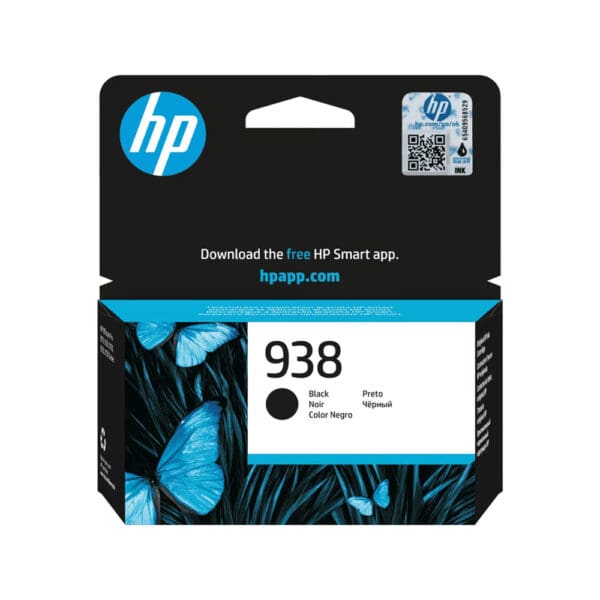 HP 938 Black Ink Cartridge (4S6X8PL)