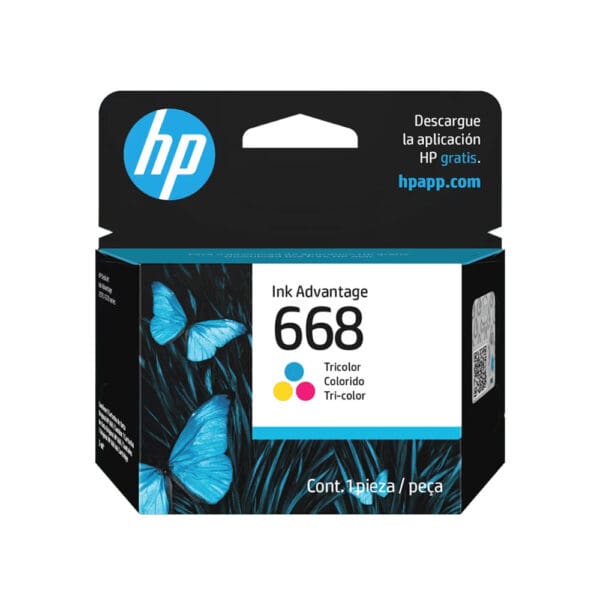 HP 668 Tri-Color Ink Cartridge (7FP36VL)